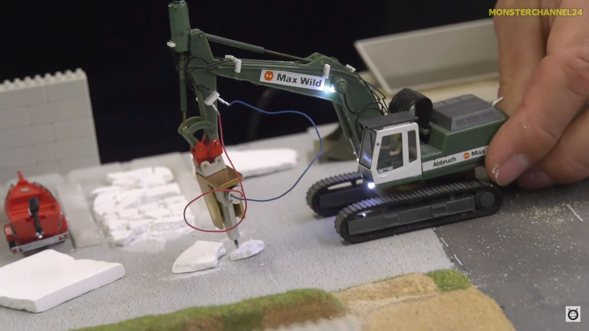 Micro 2024 rc excavator